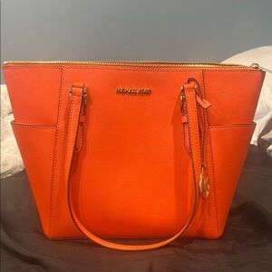 Michael Kors Orange Tote Bag